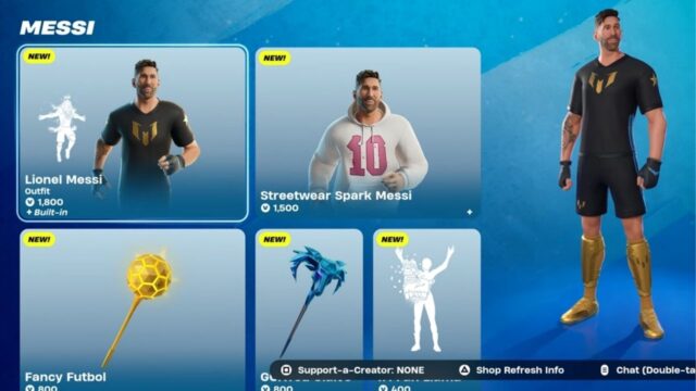 Lionel Messi Bundle in Fortnite