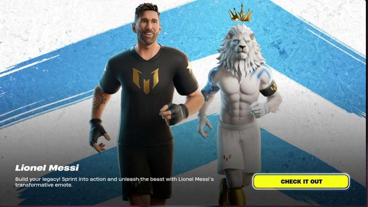 Lionel Messi Joins Fortnite with Exclusive Skin, Emotes, and Rewards cover