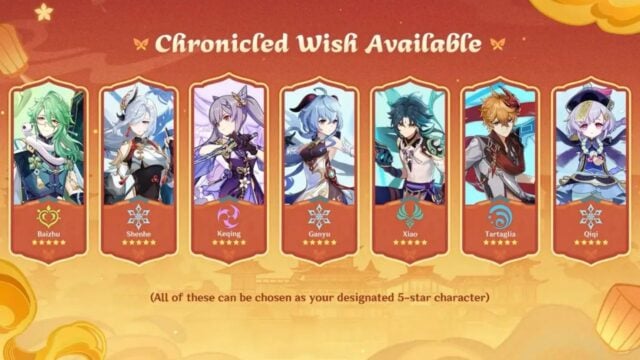 Liyue Chronicled Wish Banner 