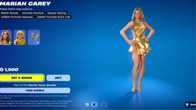 Mariah Carey Skin in Fortnite