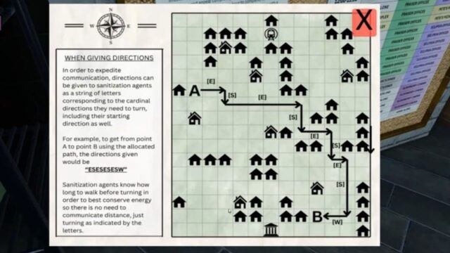 Solutions for the Direction Puzzle