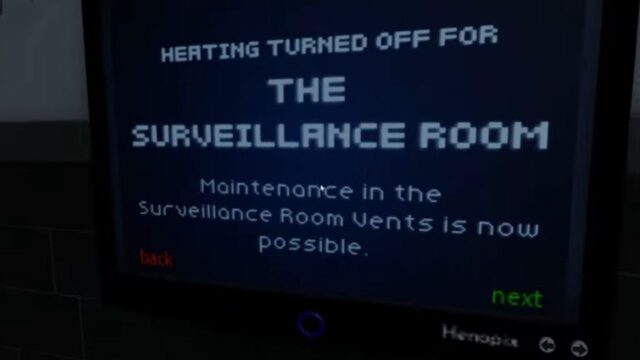 Solutions for the Surveillance Room Puzzle