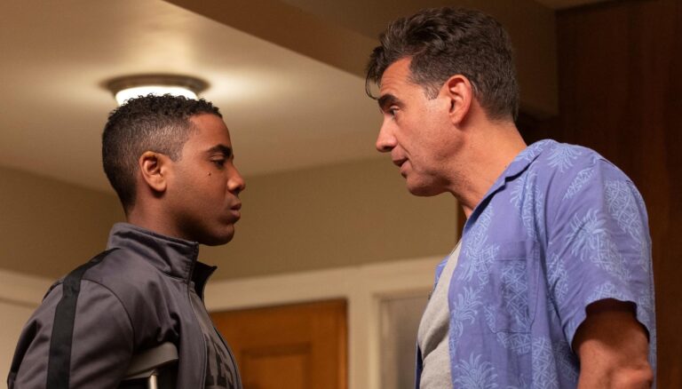 Bobby Cannavale and Jharrel Jerome in Unstoppable