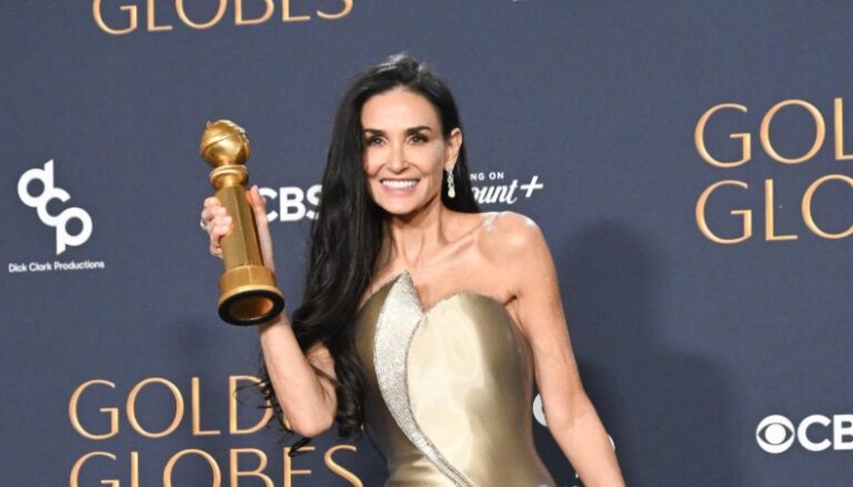 Demi Moore at the 82nd Golden Globe Awards