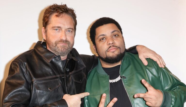 Gerard Butler and O'Shea Jackson Jr. at an event for Den of Thieves - Pantera