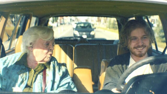 Richard Roundtree, June Squibb, and Fred Hechinger in Thelma 