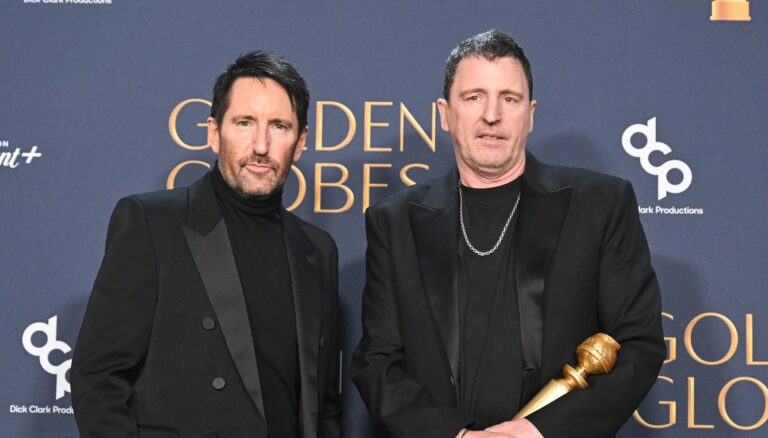 Trent Reznor and Atticus Ross at the 82nd Golden Globe Awards